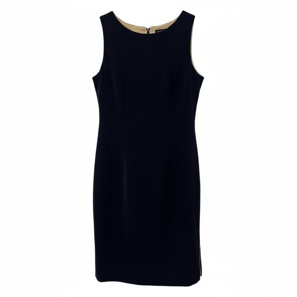 T & Company Navy Blue Sheath Dress - Picture 3 of 6